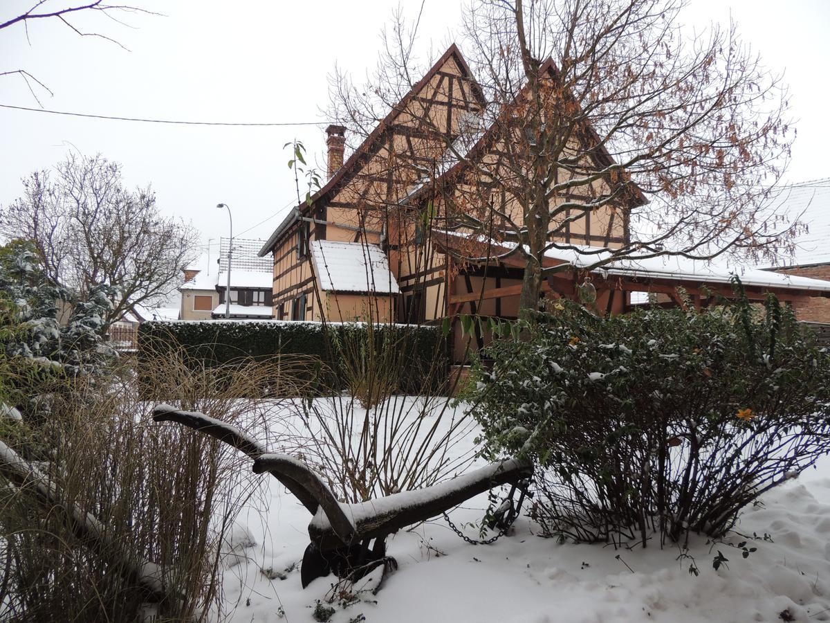 Chambres D'Hotes S'Burehiesel Schillersdorf Bagian luar foto