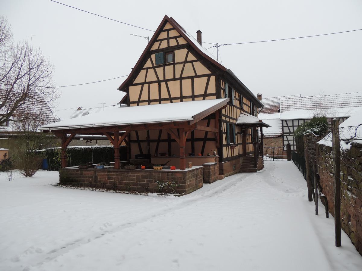 Chambres D'Hotes S'Burehiesel Schillersdorf Bagian luar foto